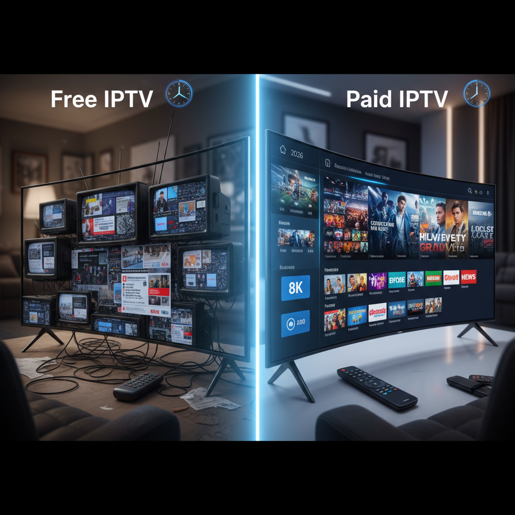 Free IPTV vs. Paid IPTV: What's the Difference in 2026? - Are there any free IPTV services?