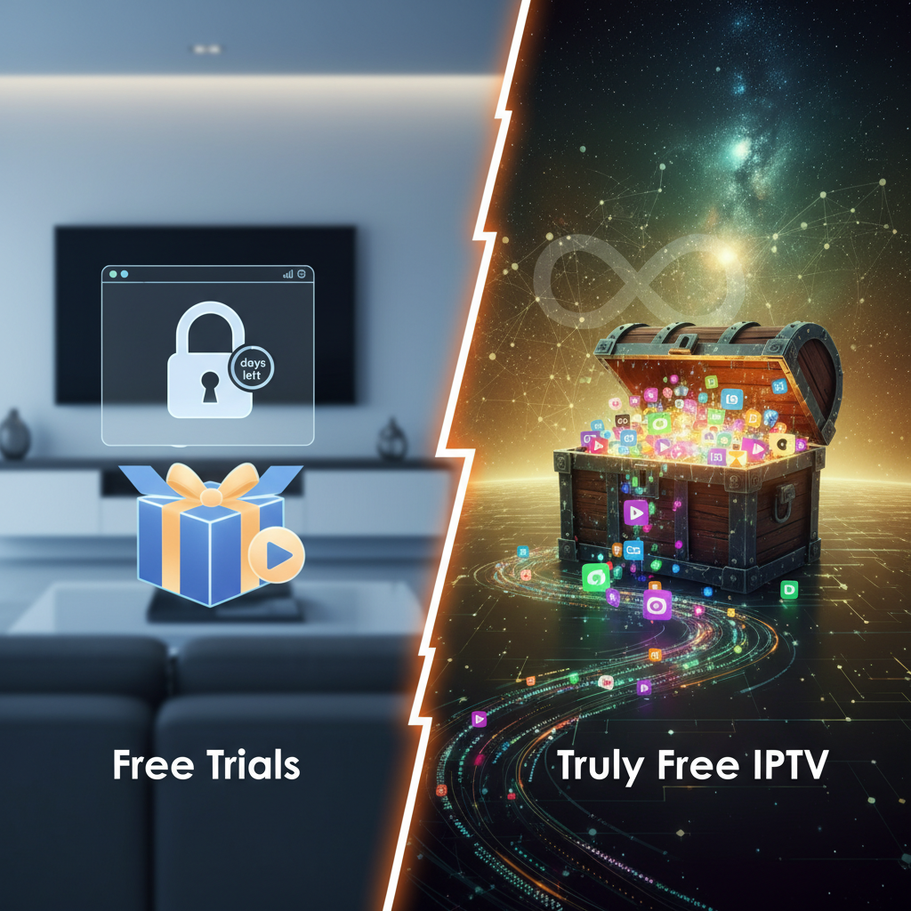 Free Trials vs. Truly Free IPTV: A 2026 Comparison - Can you get IPTV for free?