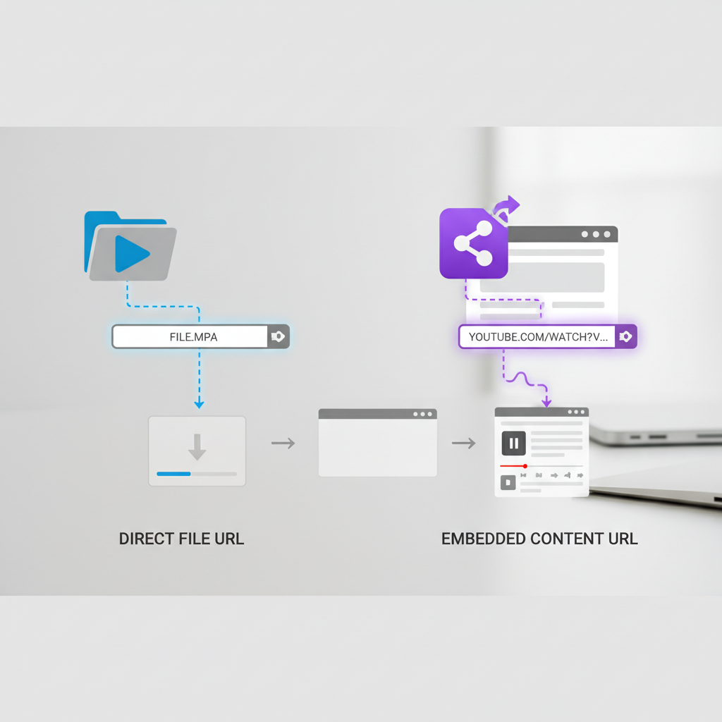 Understanding Video Links: Direct File vs. Embedded Content URLs - How to watch video by link?